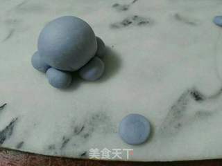 章鱼豆沙包的做法步骤:3