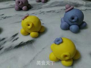 章鱼豆沙包的做法步骤:6