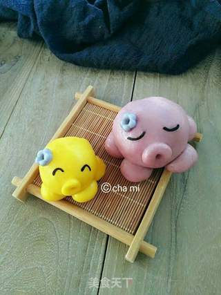 章鱼豆沙包的做法步骤:11