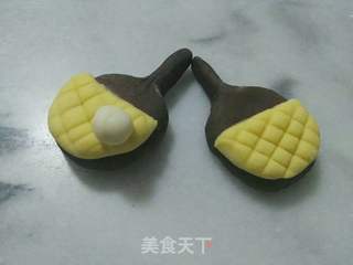 乒乓球拍馒头的做法步骤:6