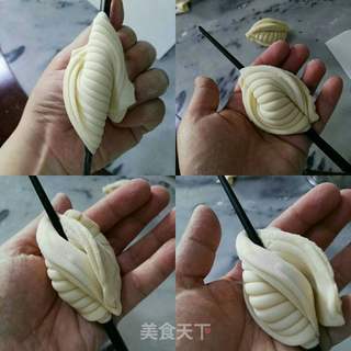 海螺花卷的做法步骤:10