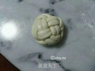 绣球馒头的做法步骤:5
