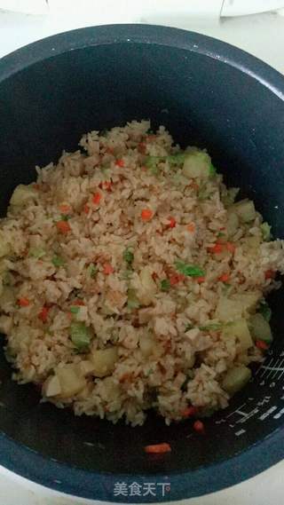 酱香土豆焖饭的做法步骤:9
