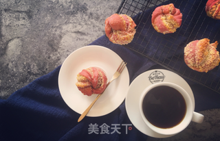 原创 | 天然色素椰蓉花朵面包的做法步骤:22