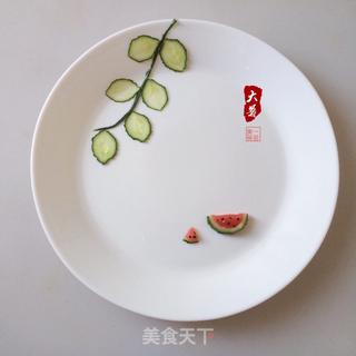二十四节气餐盘画大暑的做法步骤:17