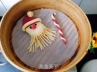 圣诞老人馒头的做法步骤:22