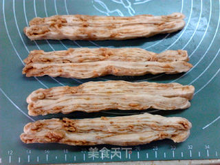 大理石纹花生酥糖小土司的做法步骤:16