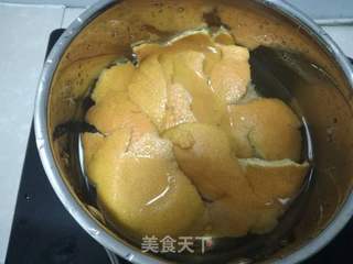 糖渍橙皮的做法步骤:3