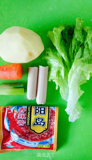 酱香土豆焖饭的做法步骤：1