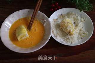 油炸香蕉的做法步骤:3
