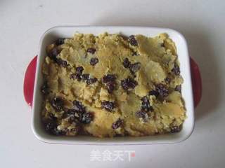 芝士焗葡萄干红薯的做法步骤:5