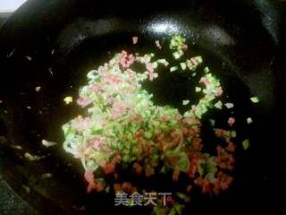 鸡蛋炒饭的做法步骤：5