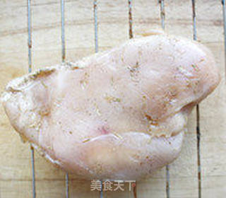烤鸡肉水果沙拉的做法步骤：5