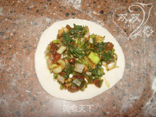 面条菜盒子饼的做法步骤:15