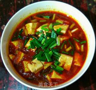 简易麻婆豆腐的做法步骤:9