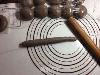 巧克力贝果的做法步骤:6