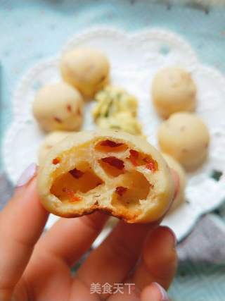 蔓越莓麻薯面包的做法步骤:10