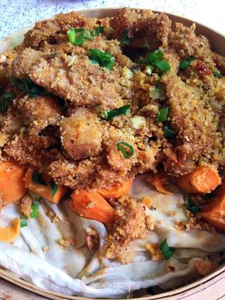 小青de美食---四川粉蒸肉的做法步骤:6