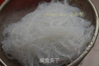 鸡蛋酸菜炒粉丝的做法步骤:4
