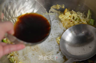 鸡蛋酸菜炒粉丝的做法步骤:10