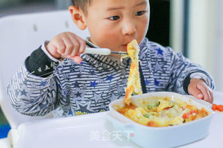 小狗烤鲜蔬焗土豆泥的做法步骤:15