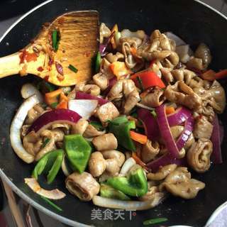 “炖菜”干锅肥肠煲的做法步骤:10