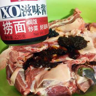 “炖菜”烤羊肉的做法步骤：2