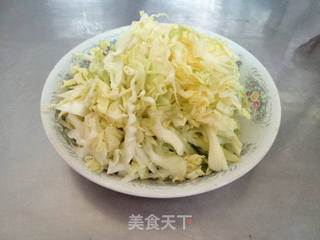 豉香圆白菜的做法步骤:2