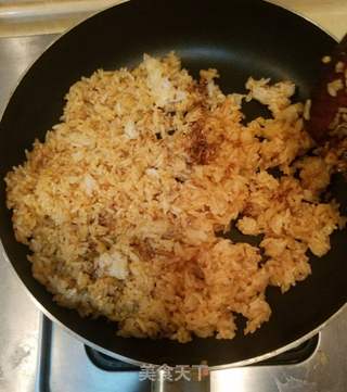 玛喜达的海苔芝士炒饭的做法步骤:4