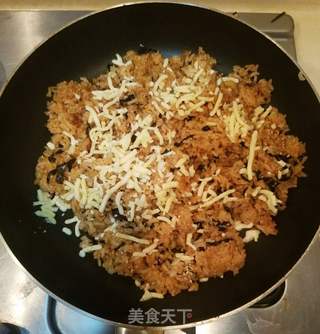 玛喜达的海苔芝士炒饭的做法步骤:5