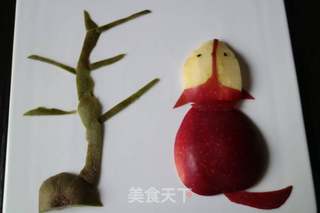 水果拼盘松树的做法步骤:5