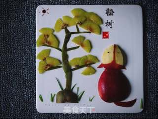 水果拼盘松树的做法步骤：7