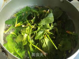 八宝菠菜的做法步骤:3