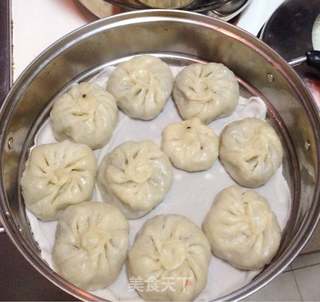 韭菜粉条包子的做法步骤:14