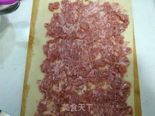 熏干豆腐肉卷的做法步骤:3