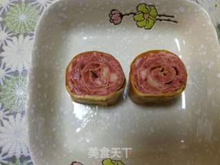 熏干豆腐肉卷的做法步骤:11
