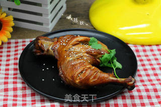黑乐砂锅烤鸡腿儿的做法步骤:10