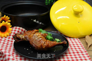 黑乐砂锅烤鸡腿儿的做法步骤:11