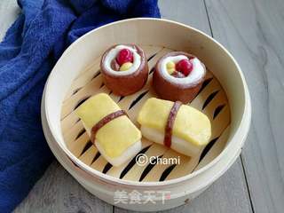 寿司组合馒头的做法步骤:17