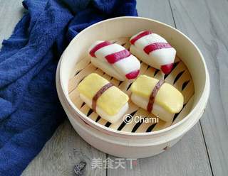 寿司组合馒头的做法步骤:18