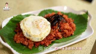 韩式辣白菜炒饭的做法步骤:23