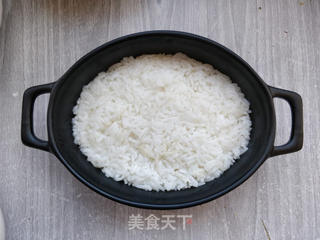 牛丼炸虾仁双拼饭的做法步骤:12