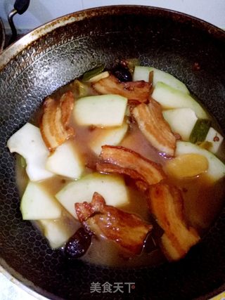 五花肉烧冬瓜的做法步骤:15