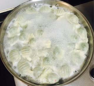荠菜猪肉水饺的做法步骤:13