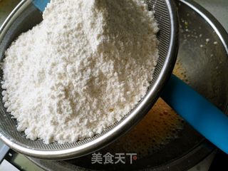 桔子汁戚风蛋糕的做法步骤:5