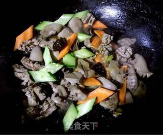 #御寒美食#小炒腰花的做法步骤:9