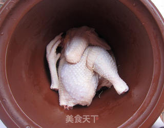 农家自种丝线根炖老母鸡的做法步骤:4
