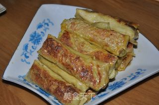 剩菜版素春卷的做法步骤:7
