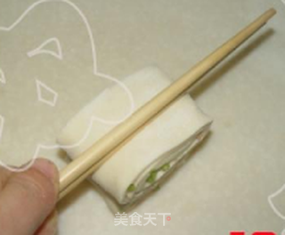香葱火腿花卷的做法步骤:16