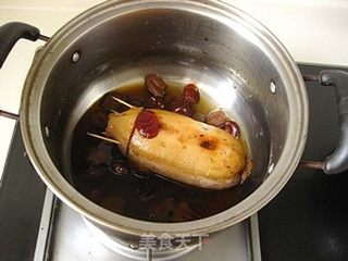 女人养颜小吃---糯米藕的做法步骤:8
